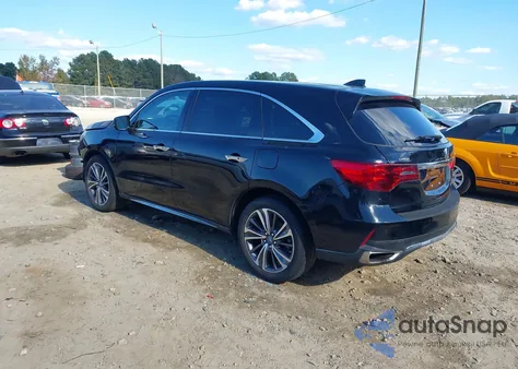 2019 Acura Mdx Tech Pkg из США, поврежденный, VIN 5J8YD4H52KL008568